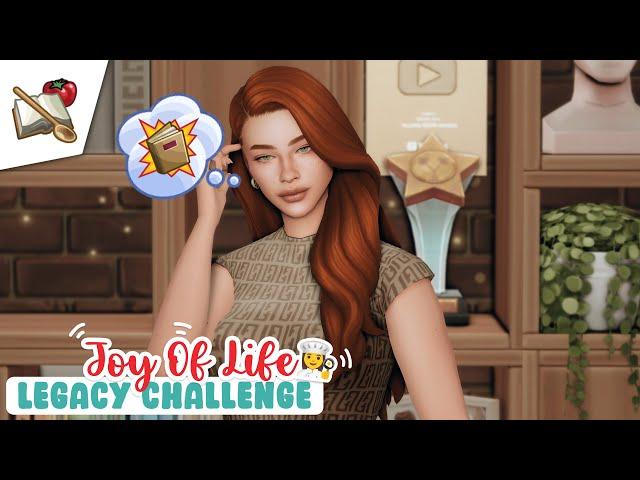 Writing My Sim’s Very First Cookbook!  | The Sims 4: Joy Of Life Challenge!