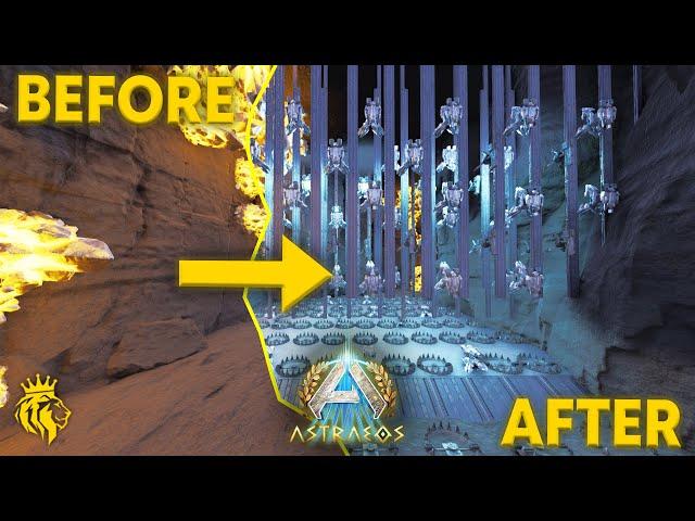 TOP 3 PVP CAVES W/  FULL Base Designs on ASTRAEOS! | ARK: Survival Ascended