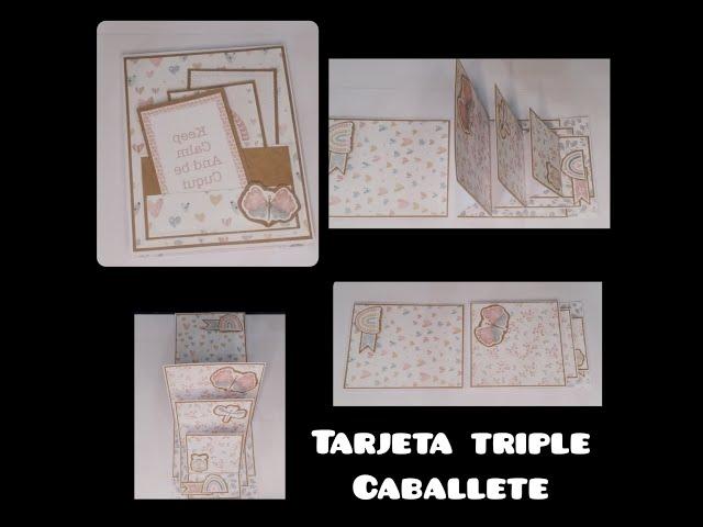 TUTORIAL Pop- Up N.16 TARJETA TRIPLE CABALLETE.