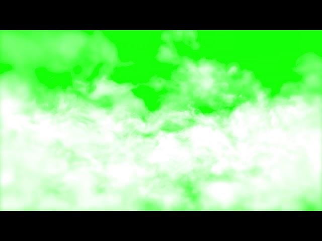 Fog cloud smoke loop animation with green screen stock footage HD - Download Stock Footage