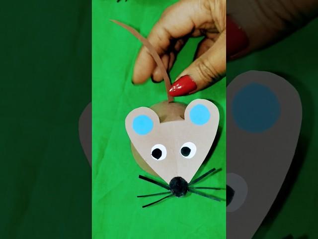 How To Make Paper Mouse Easy | Craft Paper For #kids Part 94 | Paper Mouse | Paper rat #craftideas