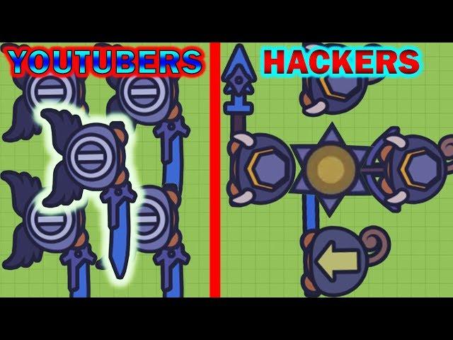 Moomoo.io Hackers vs YouTubers - Moomoo.io YouTuber Squad (eXistenZ, Jhonxay, Cacti Fin, LightThief)