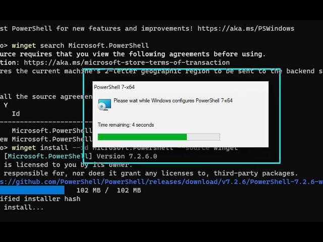 How to Install PowerShell 7 on Windows systems.