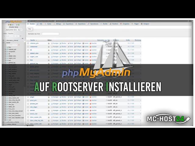 MC-HOST24: phpMyAdmin auf Linux Rootserver installieren (Debian & Ubuntu)