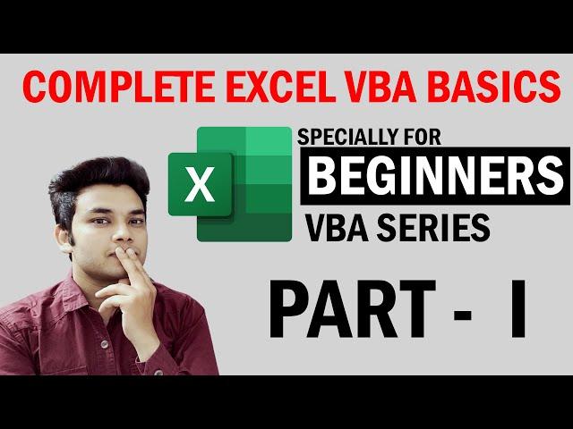 EXCEL VBA Basics Part 1- Complete Series | Advance Excel Tutorial | What is VBA | How to Start VBA?