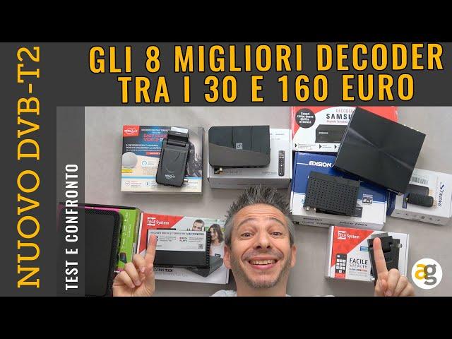 GLI 8 MIGLIORI DECODER per il NUOVO DIGITALE TERRESTRE dvb-t2. Da 30 a 160 euro su eBay!