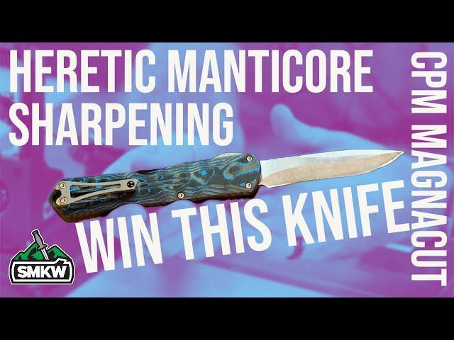 Sharpening Magnacut on the Heretic Manticore and Giving it Away