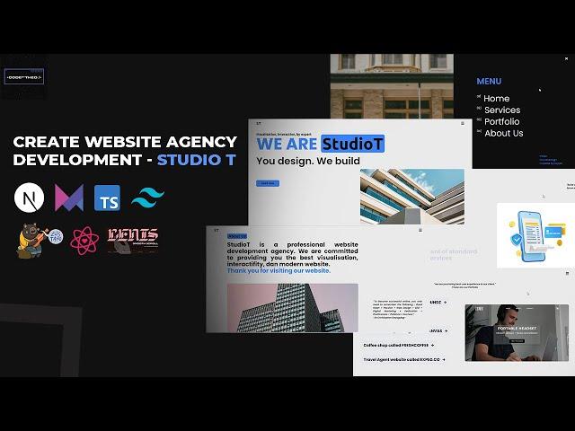 FULLPAGE AGENCY WEBSITE StudioT | Next JS, Framer Motion, Zustand, Lenis Scroll