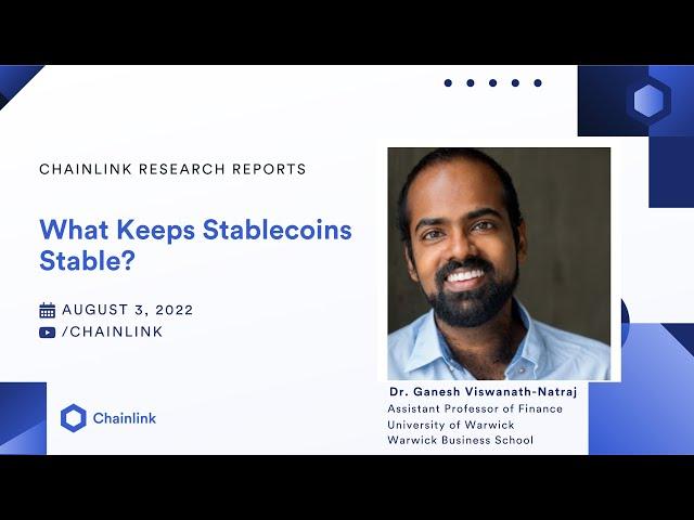 What Keeps Stablecoins Stable? Economics of Web3 | Chainlink Research Reports