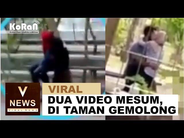 Viral..!!! 2 Video Mesum, di Taman Edupark Gemolong Sragen | V-News