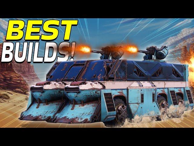 The Wastelands Battle Bus, Battleship and Battle Bunker - Best Crossout Creations!