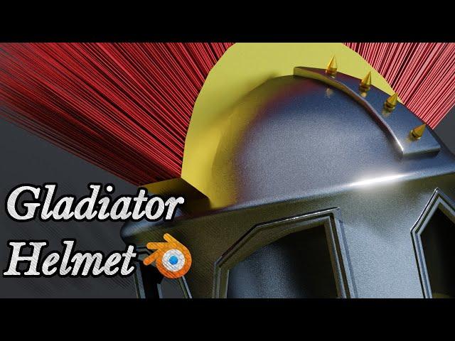 Gladiator Helmet | Bender 3D Modeling and Shading