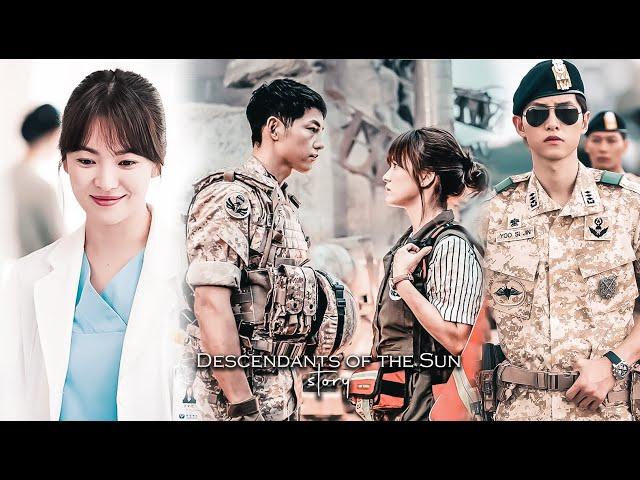 A Soldier fell in love with a Doctor |KOREAN DRAMA Descendants of the Sun| Yoo Si Jin & Kang Mo Yeon