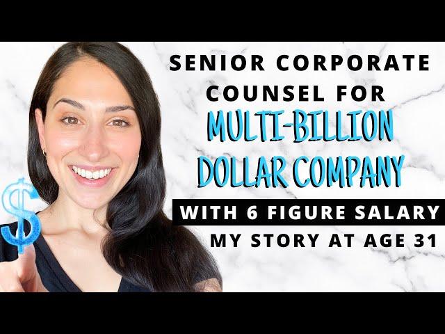 Corporate Counsel  For Multi-Billion Dollar Company With 6 Figure Salary!