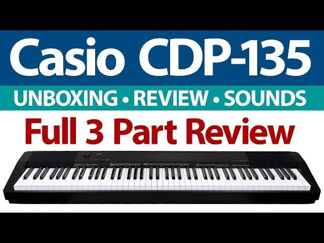 BEST DIGITAL PIANO VALUE? Casio CDP-135 & CDP-130 Keyboard Review & Demo