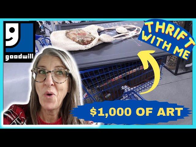 I FOUND $1,000 WORTH OF ART at a Goodwill in Las Vegas