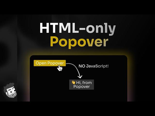 Everything you need to know about the Popover API