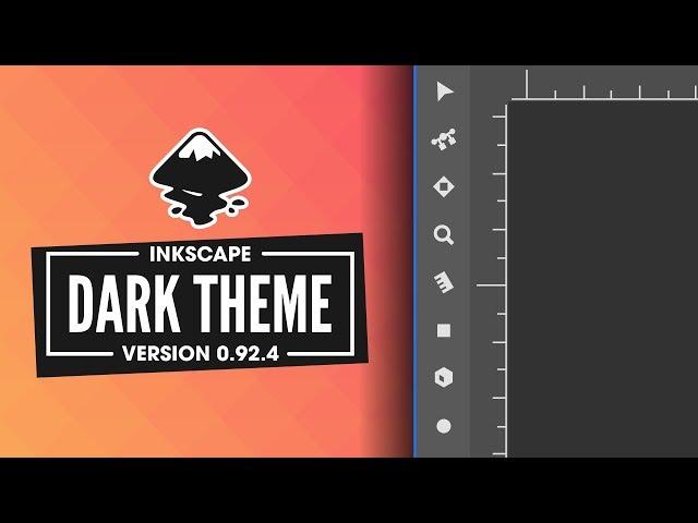 Inkscape Dark Theme for Windows | Version 0.92.4