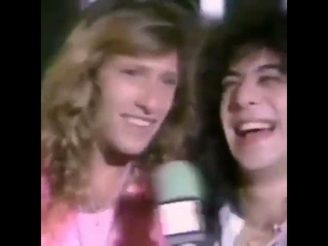 Rob Affuso (Skid Row) and Jeff LaBar (Cinderella) at the 1989 Moscow Music Peace Festival