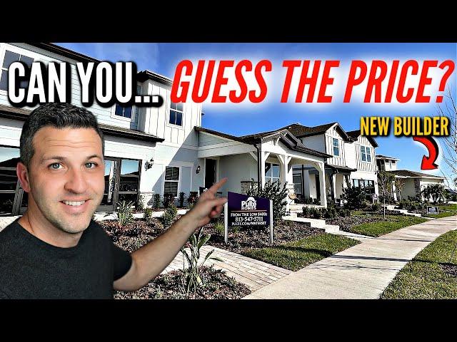 Inside 3 BEAUTIFUL Tampa Florida New Construction Homes For Sale [Plus NEW BUILDER DEBUT]