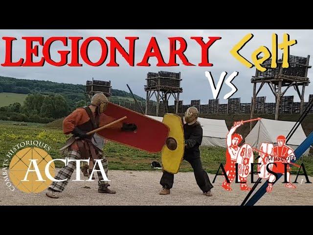 Roman Legionnary VS Gallic Swordman - Alesia - HEMA performance