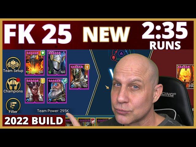 *NEW* FK 25 (NO SEER) ALL EPIC SPEED RUNS RAID SHADOW LEGENDS Fire Knight's castle