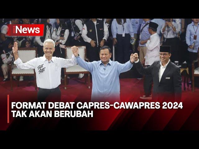 [FULL] Format Debat Capres-Cawapres 2024 Tak Akan Berubah - iNews Room 10 Januari 2024