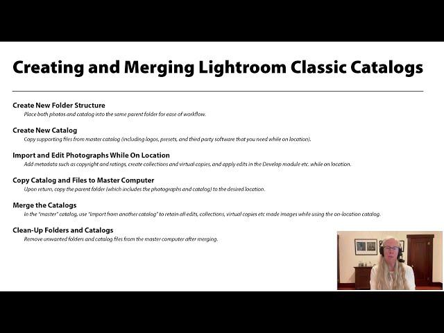 Creating and Merging Catalogs in Lightroom Classic for a Location Shoot