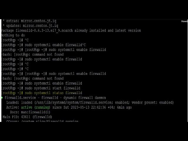 How to Install Firewall in CnetOS -Red-HAT Linux Server, Enable, Disable, Start and Status Firewall.