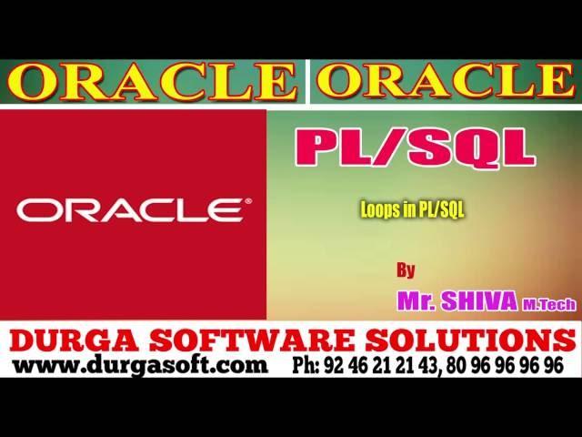 Oracle || Loops in PL/SQL by Siva