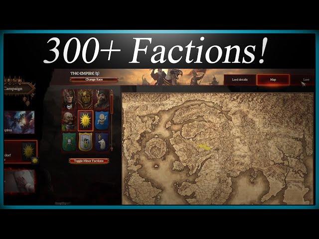 All Factions Unlocker Mod - Total War Warhammer 3 Immortal Empires Campaign