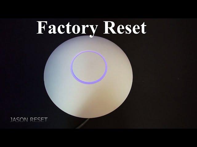 How To Factory Default Reset Ubiquiti Unifi Wireless AP