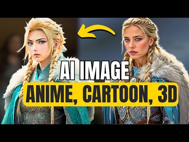 New AI For Turn Your Images To Anime, Cartoon, 3d Animation Style, Image To Image AI | Lensgo AI