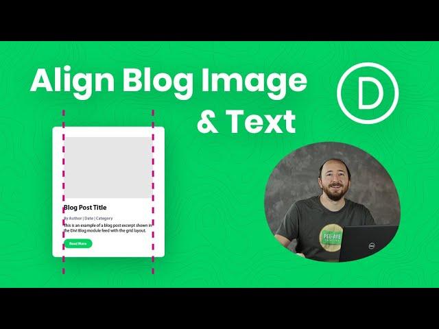 How To Align The Divi Blog Module Image With The Title And Details