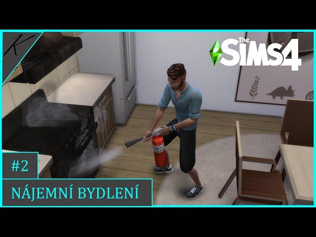 Únik plynu? Explozivní porucha! | The Sims4: Nájemní bydlení | #2 | Let's play | cz