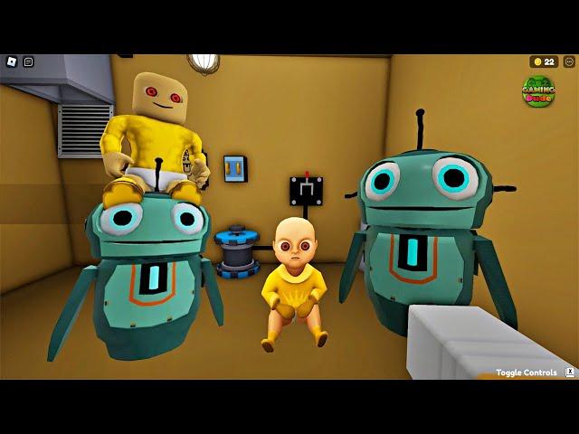 The Baby In Yellow - Black Cat Chapter Yellow Baby in Roblox #roblox #obby