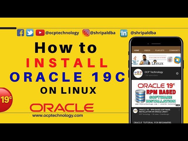 How to install Oracle 19c on Linux