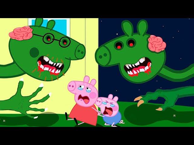 Peppa Zombie Apocalypse, Peppa Pig Family vs Zombies‍️?? | Funny Peppa Animation