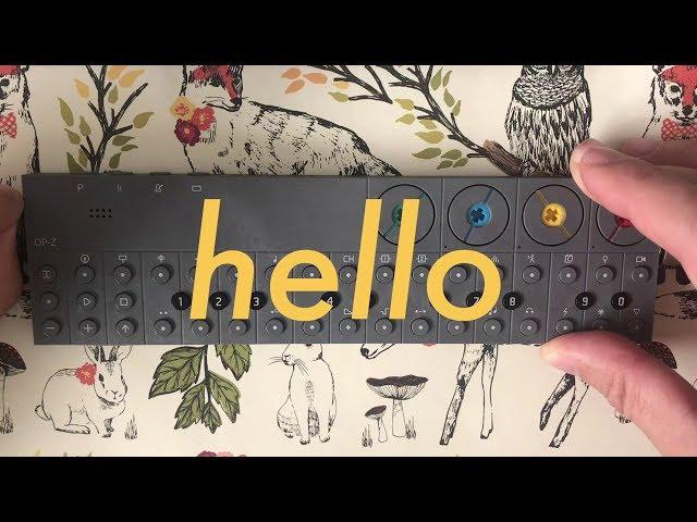 Teenage Engineering OP-Z: The Five Minute Tutorial | Rick Cohen