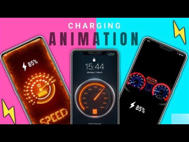 Enable Cartoon Charging Animation On Android | Set Speedometer Charging Wallpaper On Any Mobile