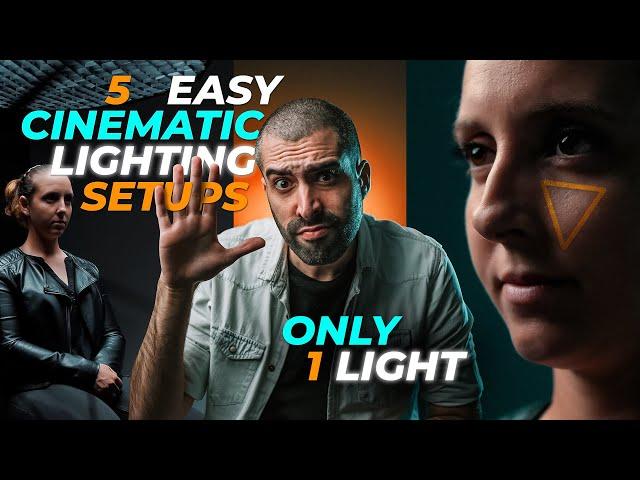 MASTER CINEMATIC LIGHTING! Create Stunning Videos with Just One Light