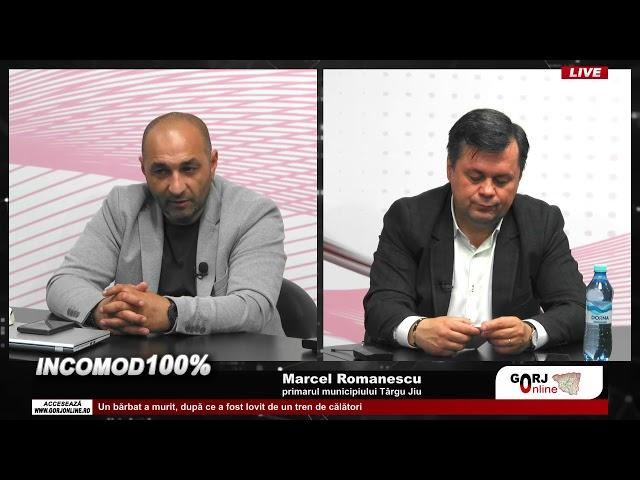 INCOMOD 100% Invitat: Marcel Romanescu, primarul municipiului Târgu Jiu