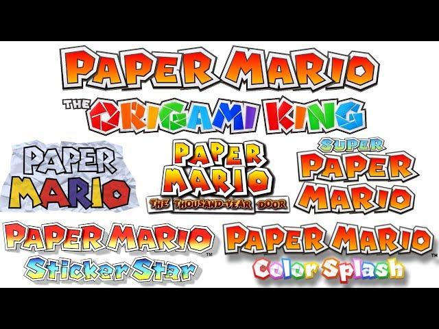 Paper Mario - All Trailers (2000-2020)