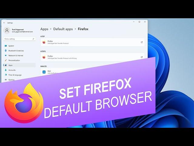 How to Set Firefox as Your Default Browser