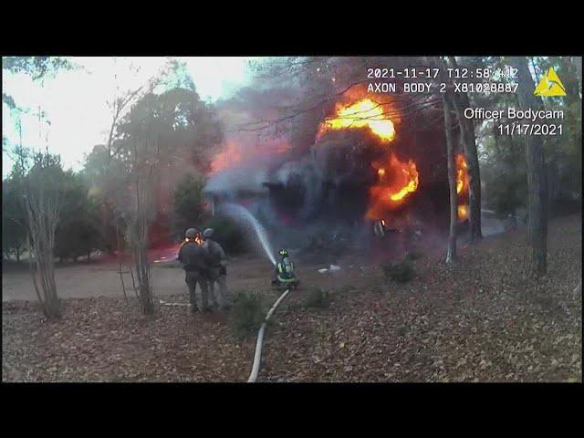 Police release 911 calls, bodycam footage after hours-long LaGrange standoff ended in flames