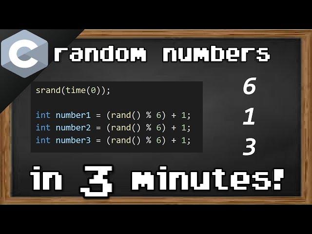 C random numbers 