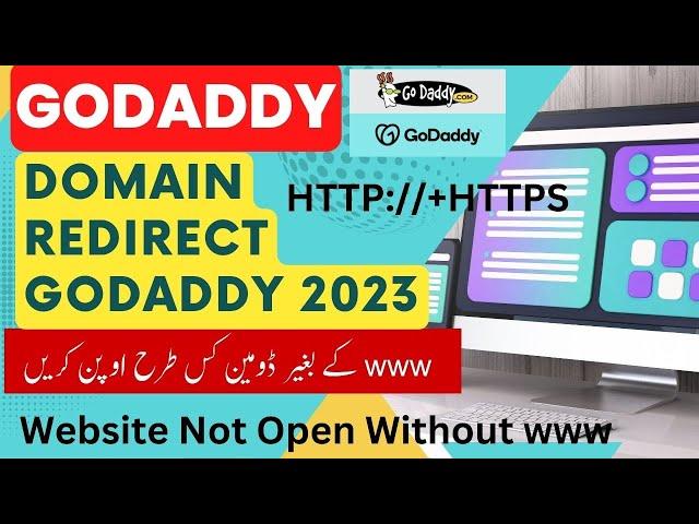 Domain without www not working GoDaddy 2023 || Domain Redirect Godaddy 2023 ll Redirect Http + Https