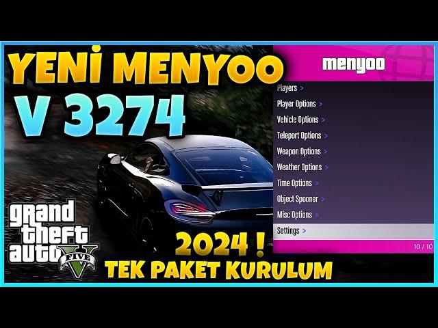 GTA 5 MENYOO MODU KURULUM  | MENYOO MODU NASIL YÜKLENİR SON SÜRÜM  KOLAY KURULUM v3274 | MENYOO 3274