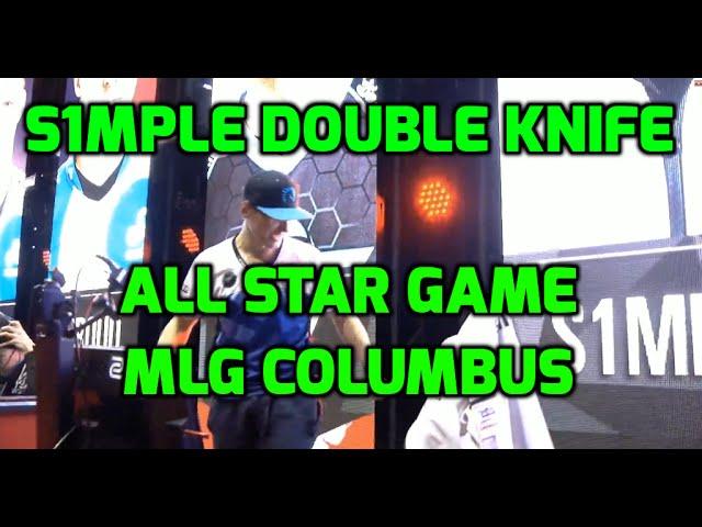 s1mple double knife | ALL STAR GAME | MLG CS:GO Major Championship: Columbus