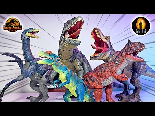 NEW Allosaurus! All Hammond Collection VS Mattel! Jurassic World Dinosaur Toys & Hammond Collection